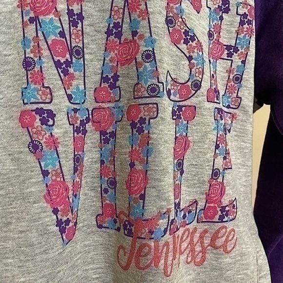KID - U- NOT NASHVILLE TENNESSEE HOODIE GIRL’S SZ LARGE - Picture 2 of 8
